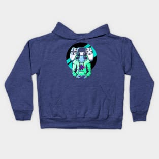 Gamer head White Kids Hoodie